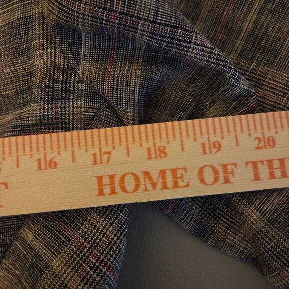 White House Black Market Women's Multicolor Plaid Blazer Preppy College Career - Picture 14 of 15